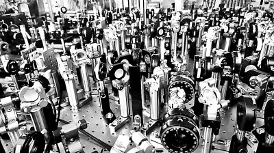 量子計算原型機“九章三號”實驗裝置示意圖(部分)。圖片由中國科學(xué)技術(shù)大學(xué)提供