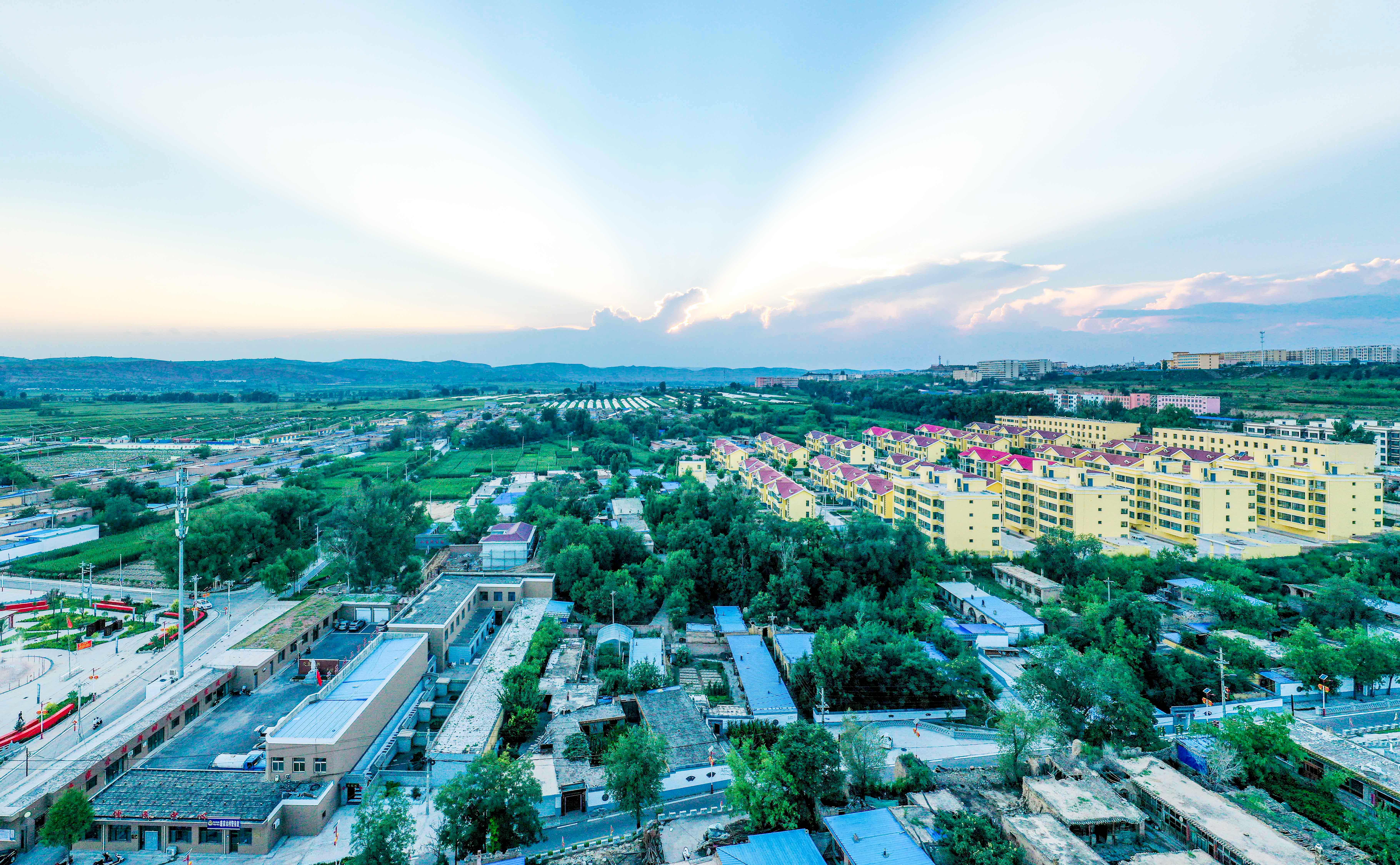 黃河岸邊的美麗村莊——唐家會(huì)村。